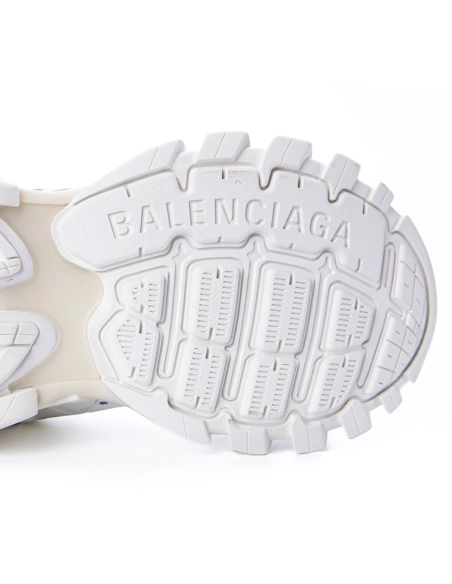 Balenciaga Track Signature Sneaker In White/Black 542436WTRHW-9010,BALENCIAGA TRACK,BALENCIAGA