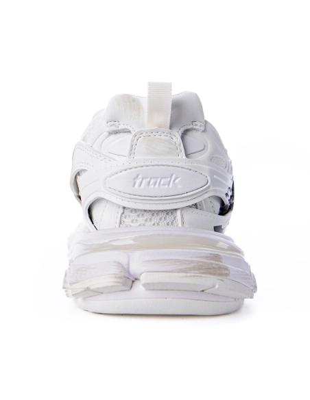 Balenciaga Track Signature Sneaker In White/Black 542436WTRHW-9010,BALENCIAGA TRACK,BALENCIAGA