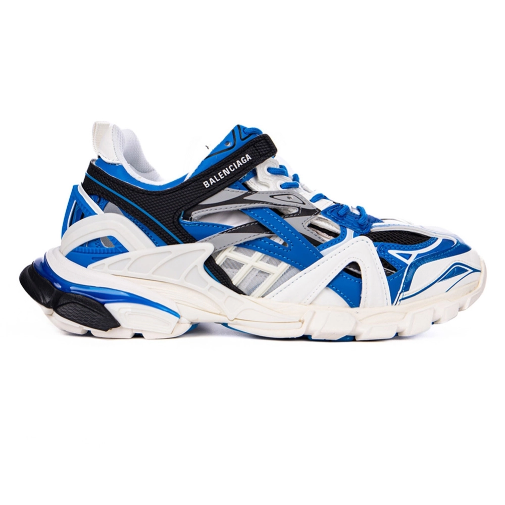 Balenciaga Track.4 Sneaker White Blue 568614-W3GC2-9203,BALENCIAGA TRACK,BALENCIAGA
