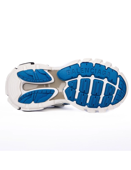 Balenciaga Track.4 Sneaker White Blue 568614-W3GC2-9203,BALENCIAGA TRACK,BALENCIAGA