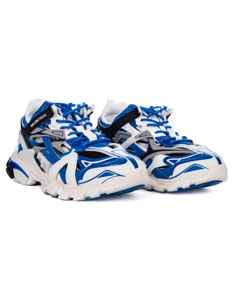 Balenciaga Track.4 Sneaker White Blue 568614-W3GC2-9203,BALENCIAGA TRACK,BALENCIAGA