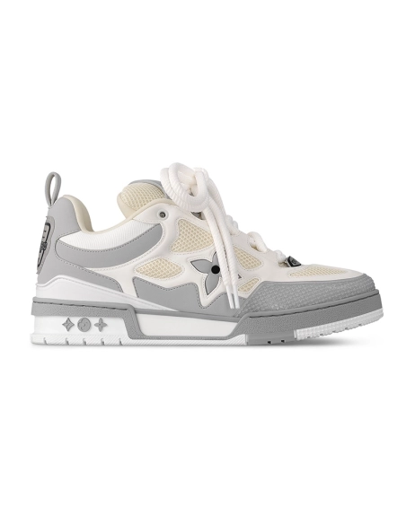 Louis Vuitton Skate Sneaker Grey 1AGL39,Louis Vuitton Skate,LOUIS VUITTON Sneakers,Other Brand Sneakers