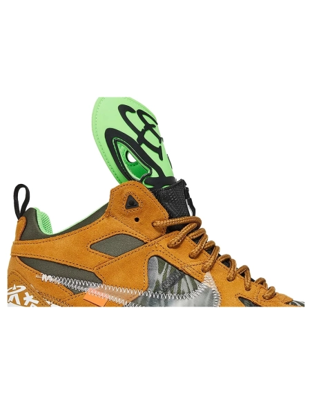 Off White x Air Terra Forma Wheat DQ1615-700,OFF-WHITE 1,OFF-WHITE,NIKE SHOES
