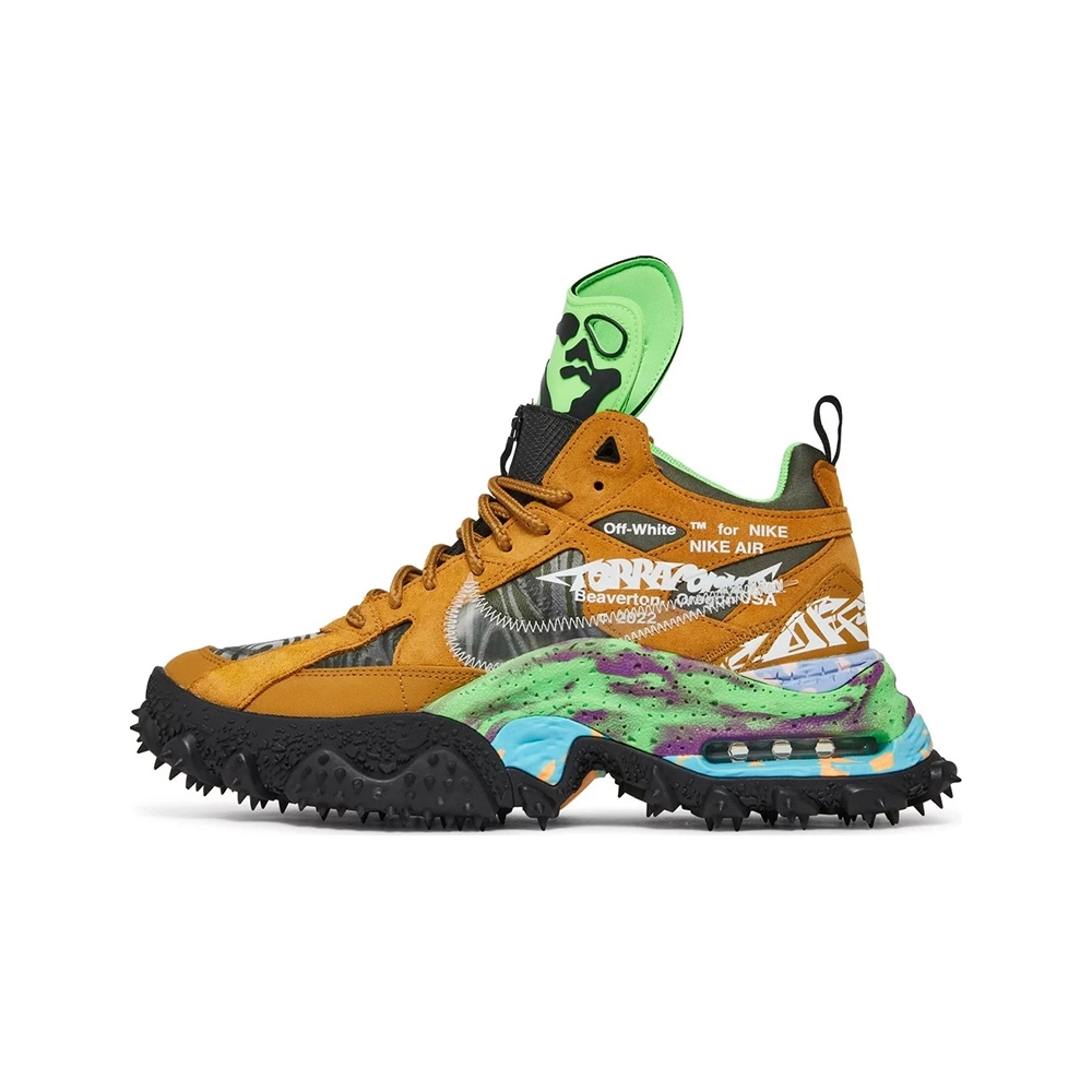 Off White x Air Terra Forma Wheat DQ1615-700,OFF-WHITE 1,OFF-WHITE,NIKE SHOES