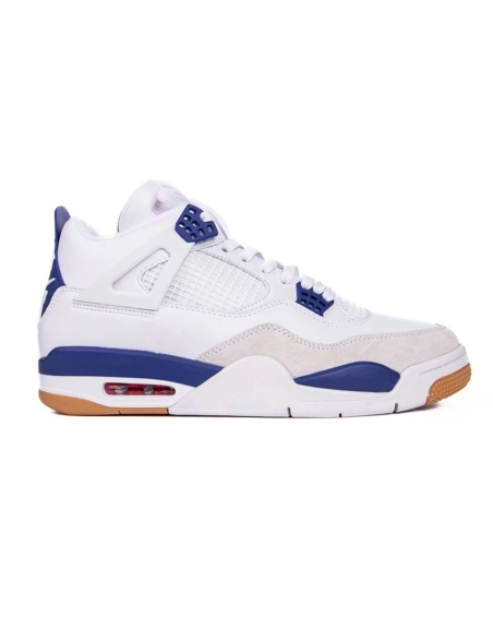 Nike SB x Air Jordan 4 White/Navy DR5415-100,AIR JORDAN 4,Air Jordan