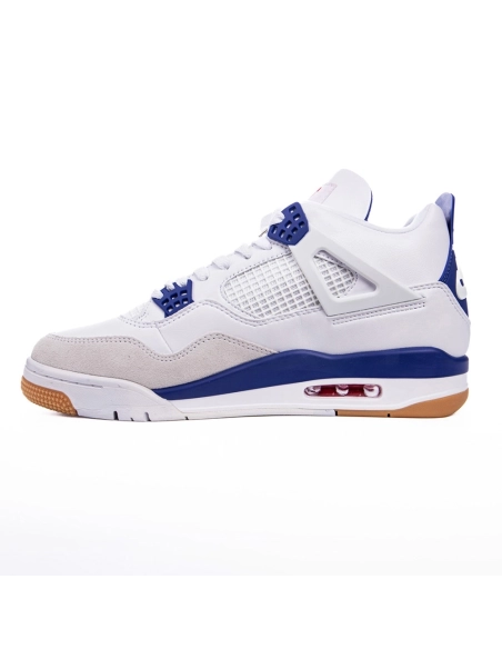 Nike SB x Air Jordan 4 White/Navy DR5415-100,AIR JORDAN 4,Air Jordan