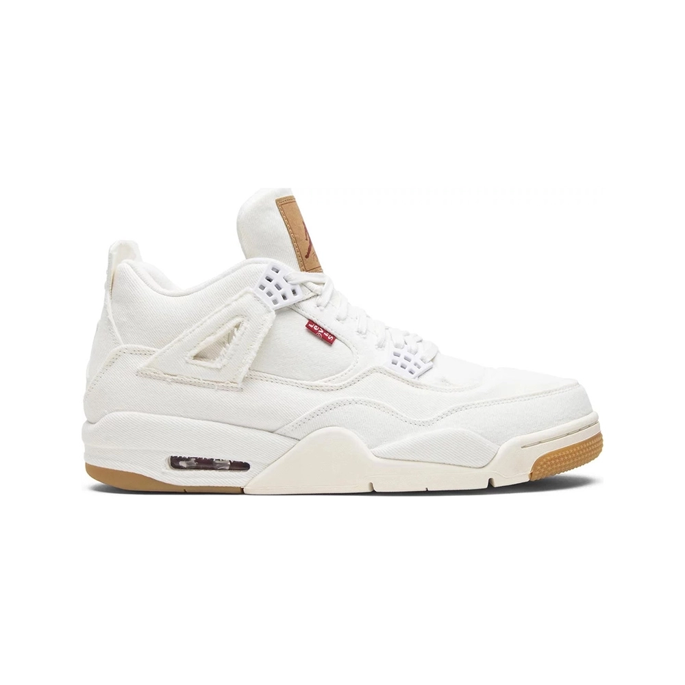Levis x Air Jordan 4 Retro White Denim AO2571-100,AIR JORDAN 4,Air Jordan