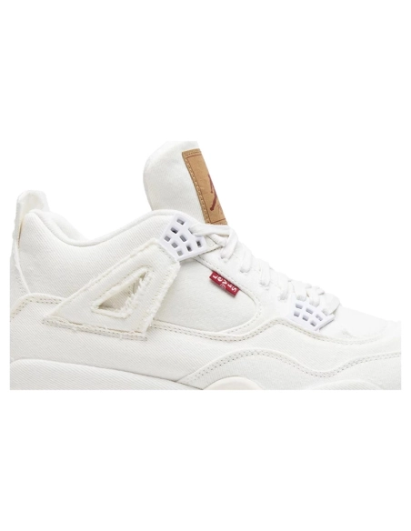 Levis x Air Jordan 4 Retro White Denim AO2571-100,AIR JORDAN 4,Air Jordan