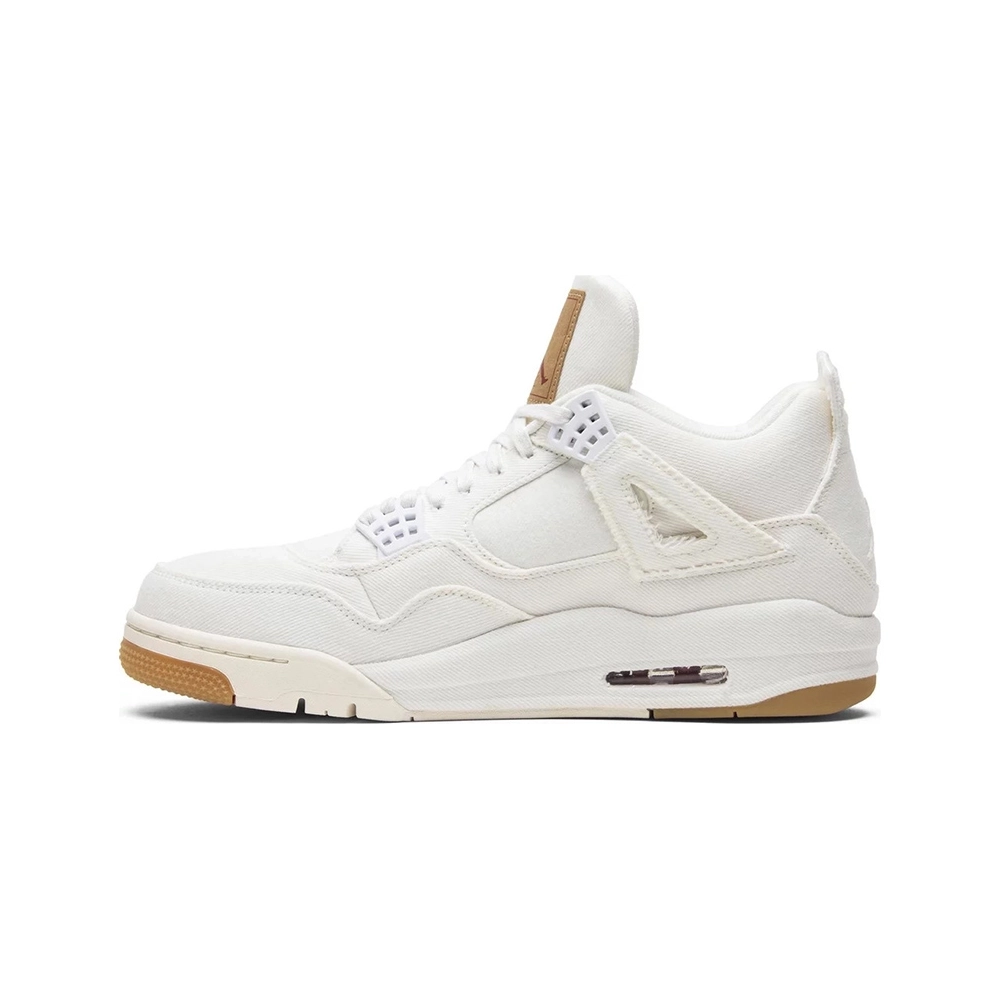 Levis x Air Jordan 4 Retro White Denim AO2571-100,AIR JORDAN 4,Air Jordan