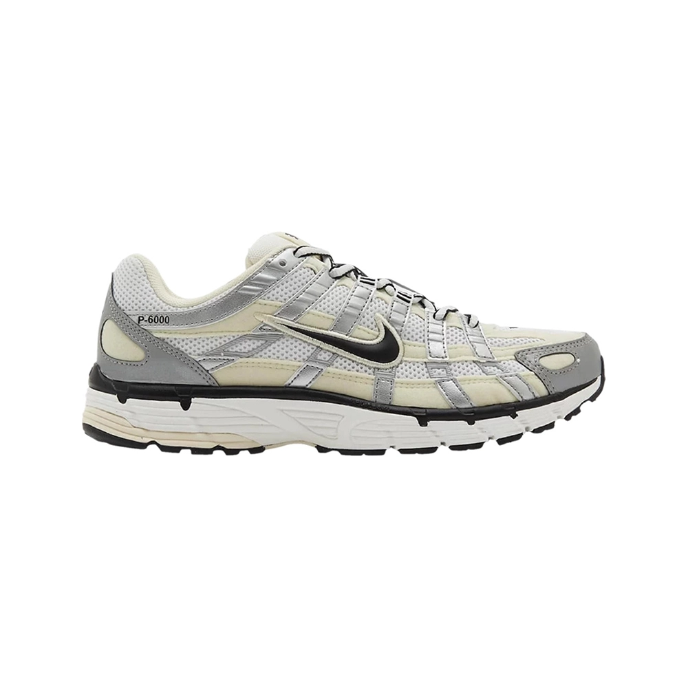 NIKE P6000 Coconut Milk Metallic Silver FV6603-100,NIKE P-6000,NIKE SHOES