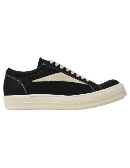 Rick Owens Porterville Vintage Low Black Milk Nubuck RR02D6897-LWNLVS-911,RICK OWENS,Other Brand Sneakers
