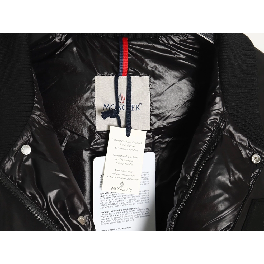 Moncler Lateltin M logo preppy down jacket TSK1,Cheap Replica Reps Moncler