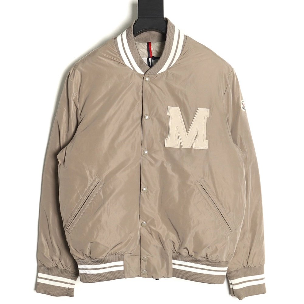 Moncler Lateltin M logo preppy down jacket,Cheap Replica Reps Moncler