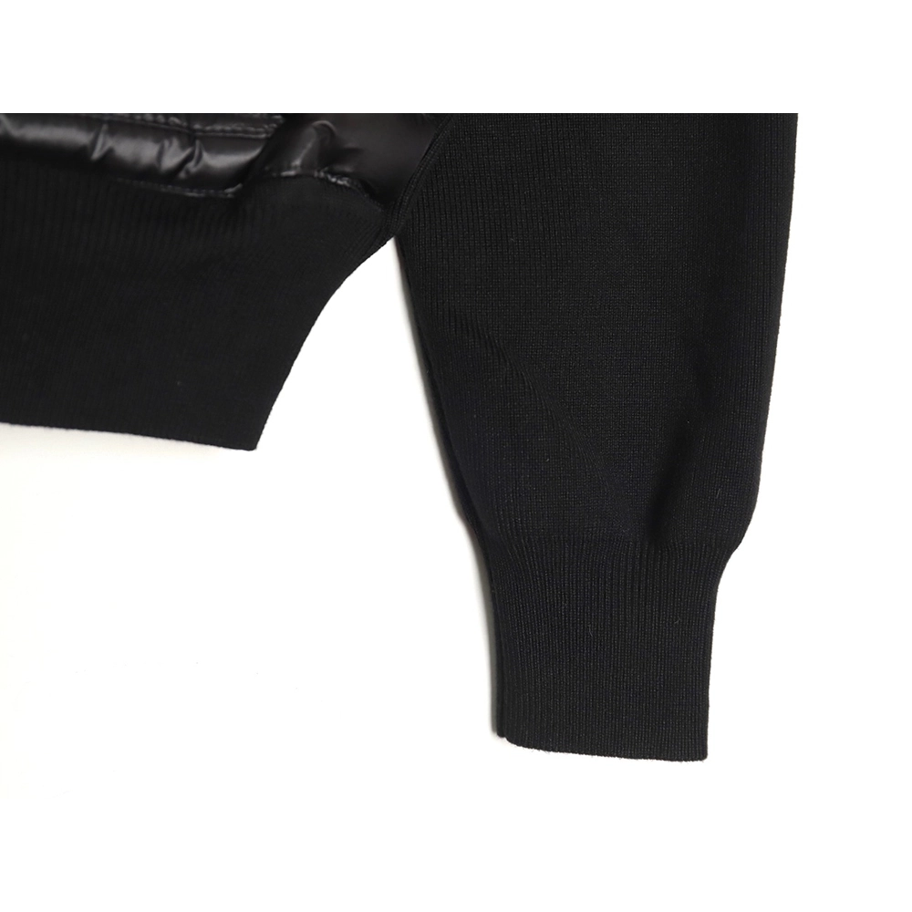 Moncler Womens Knit Double Pocket Down Jacket TSK1,Cheap Replica Reps Moncler