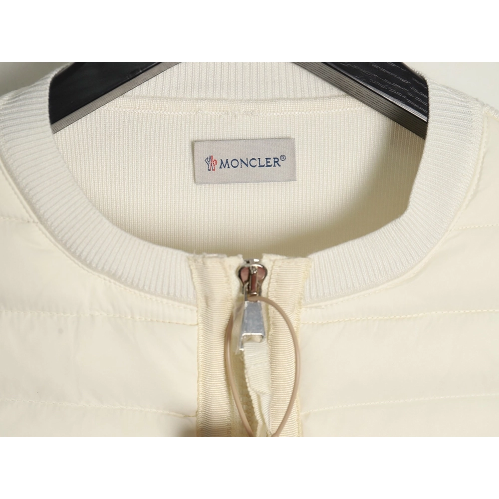 Moncler Womens Knit Double Pocket Down Jacket,Cheap Replica Reps Moncler