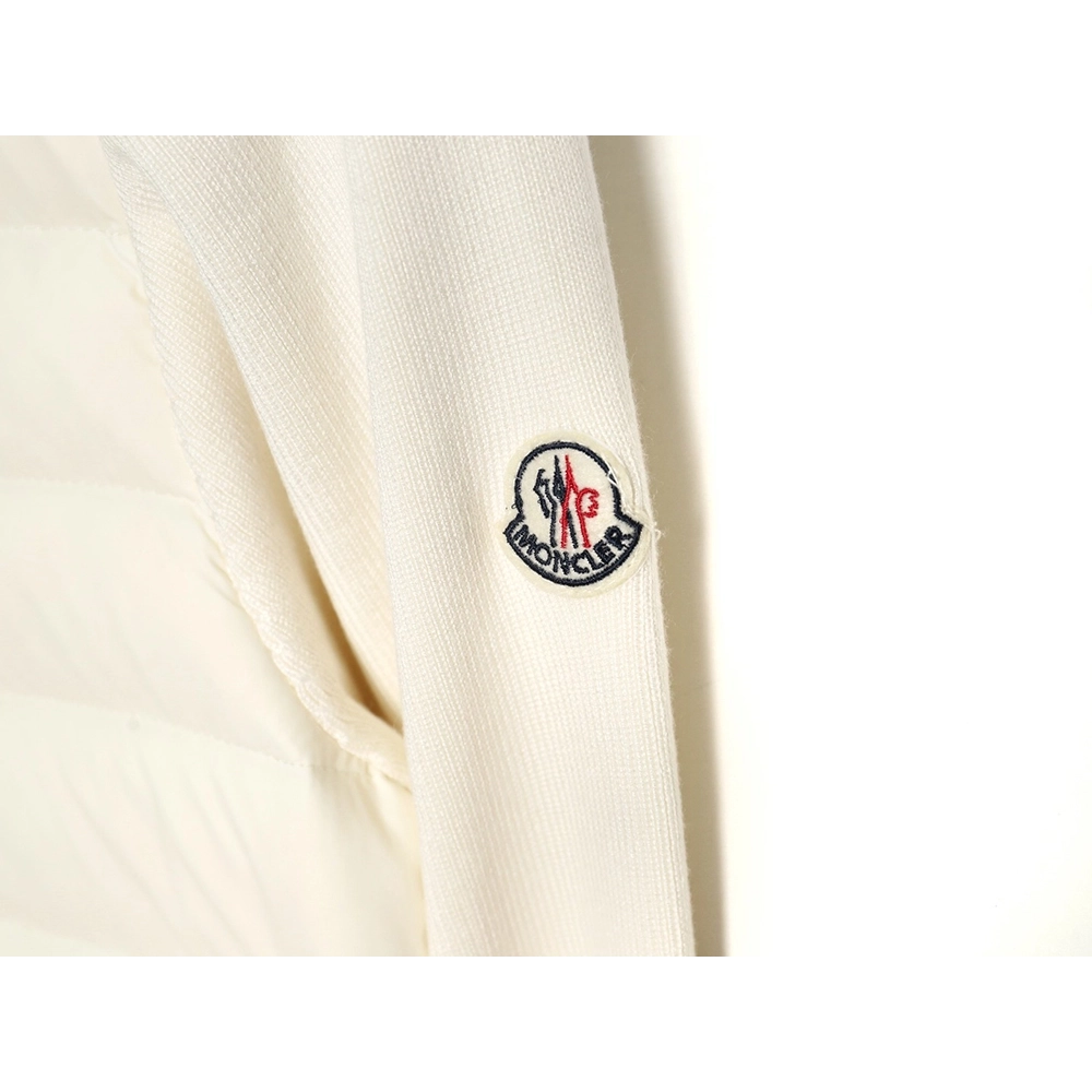 Moncler Womens Knit Double Pocket Down Jacket,Cheap Replica Reps Moncler