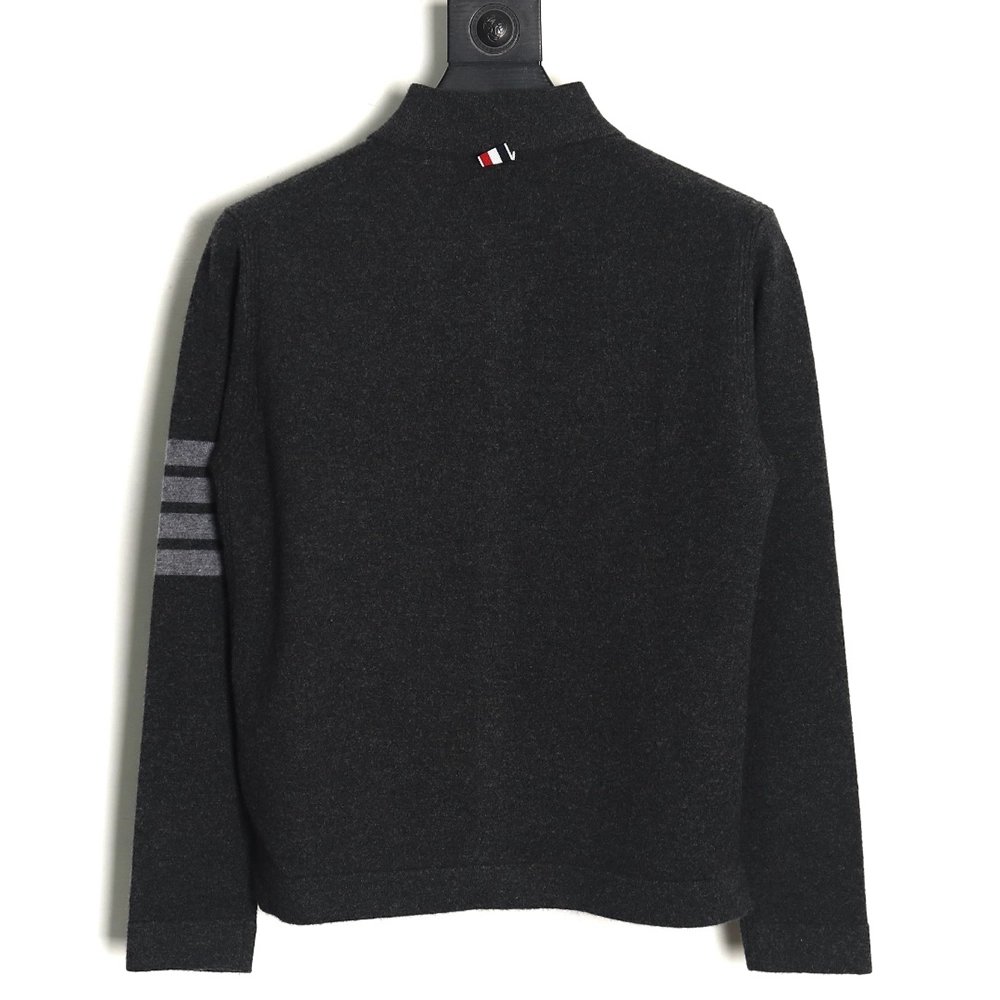Thom Browne Four Bar Lapel Sweater Cardigan TSK2,Cheap Replica Reps Thom Browne