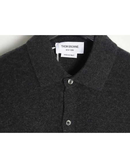 Thom Browne Four Bar Lapel Sweater Cardigan TSK2,Cheap Replica Reps Thom Browne