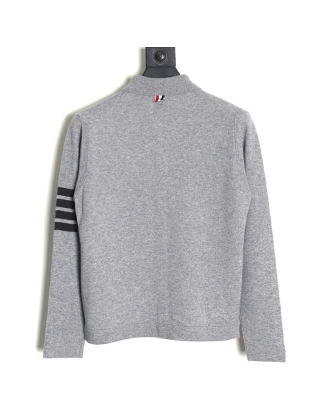 Thom Browne Four Bar Lapel Sweater Cardigan,Cheap Replica Reps Thom Browne
