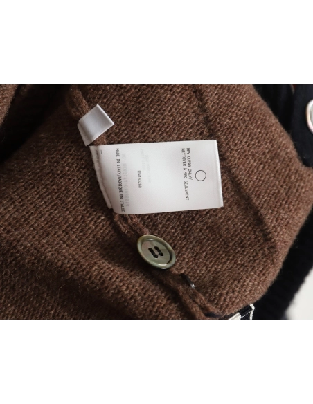 Thom Browne colorblock wool cardigan sweater TSK1,Cheap Replica Reps Thom Browne