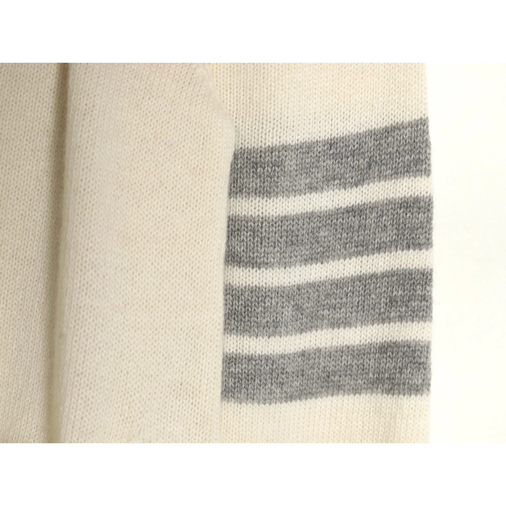 Thom Browne colorblock wool cardigan sweater,Cheap Replica Reps Thom Browne