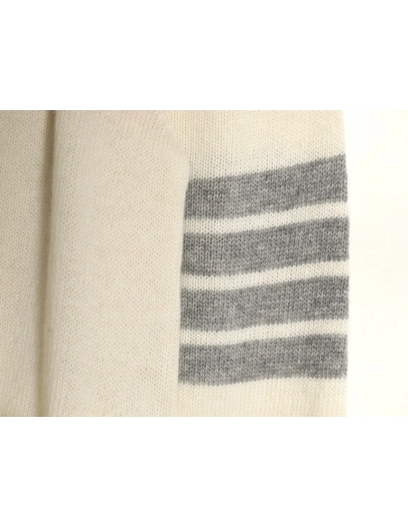 Thom Browne colorblock wool cardigan sweater,Cheap Replica Reps Thom Browne
