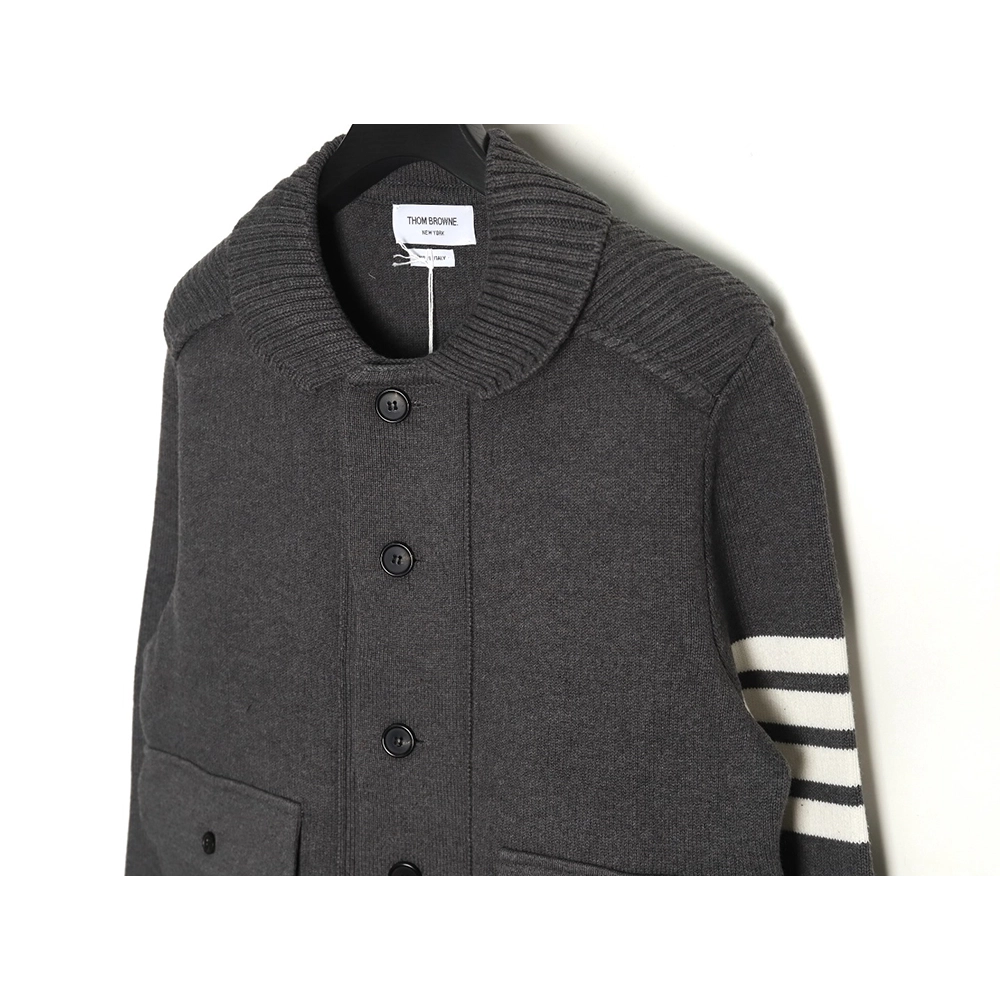 Thom Browne Cropped Wool Jacket TSK1,Cheap Replica Reps Thom Browne