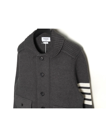 Thom Browne Cropped Wool Jacket TSK1,Cheap Replica Reps Thom Browne