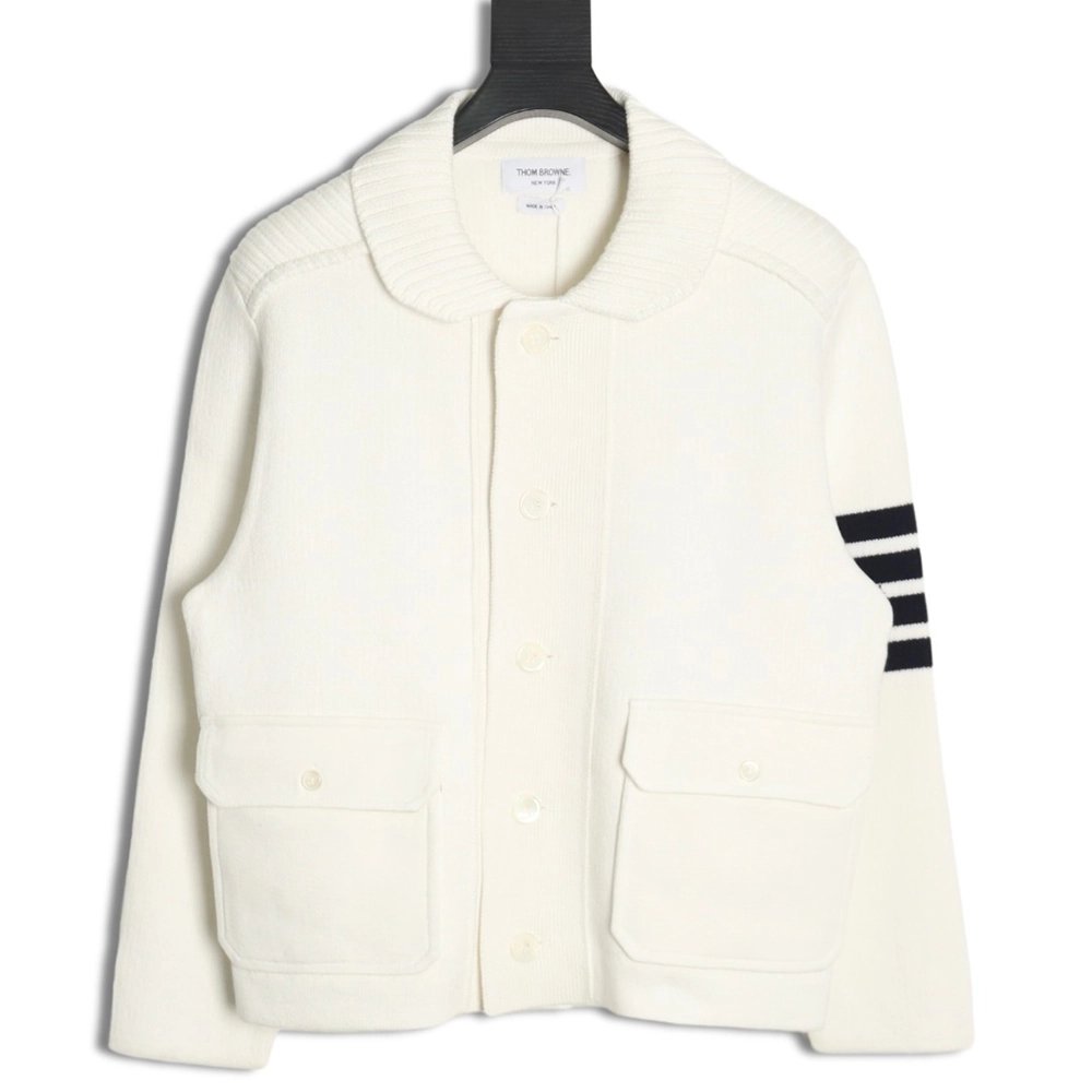 Thom Browne Cropped Wool Jacket,Cheap Replica Reps Thom Browne