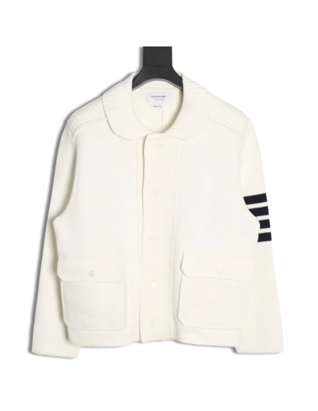 Thom Browne Cropped Wool Jacket,Cheap Replica Reps Thom Browne