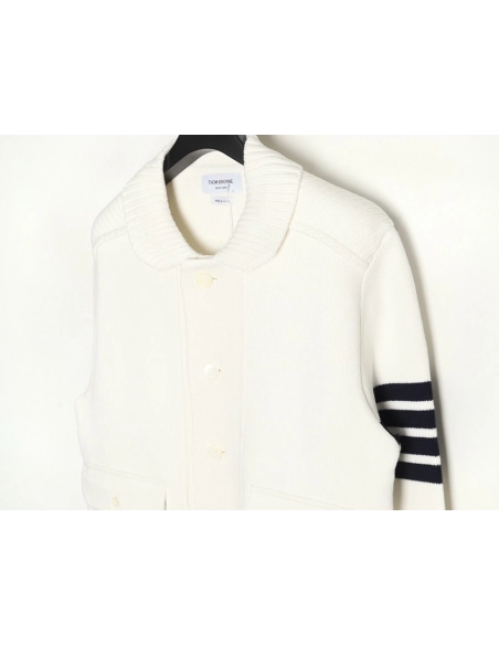 Thom Browne Cropped Wool Jacket,Cheap Replica Reps Thom Browne