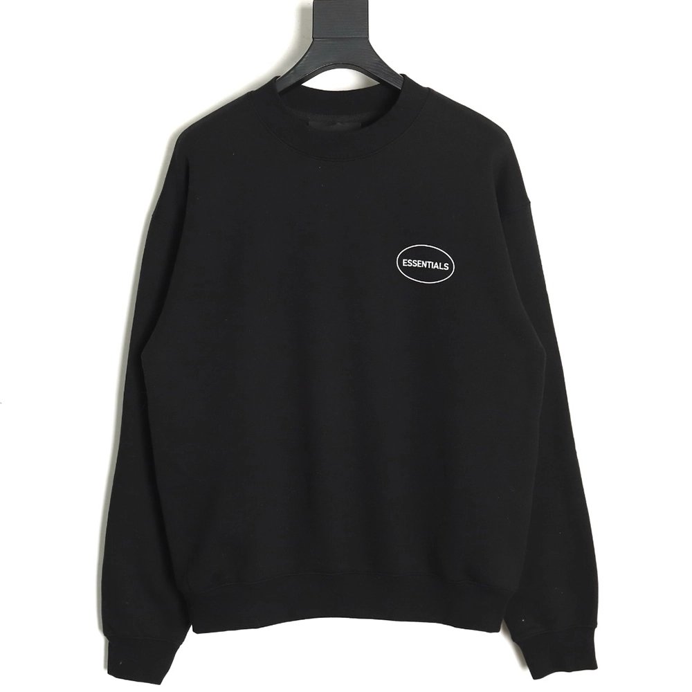 Fear of God Oval Lettering Crew Neck Sweatshirt TSK1,Cheap Replica Reps Fear of God
