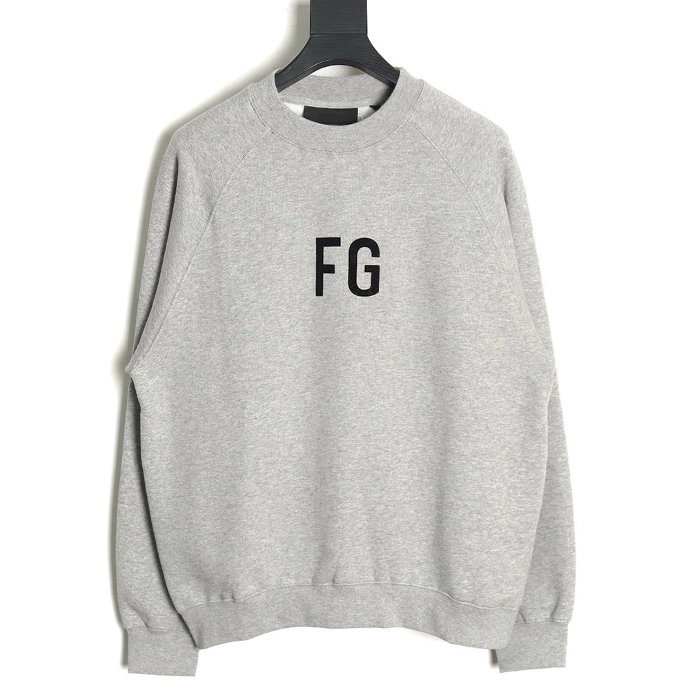 Fear of God FG Lettering Crewneck Sweatshirt TSK1,Cheap Replica Reps Fear of God