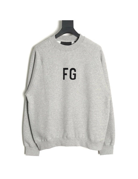 Fear of God FG Lettering Crewneck Sweatshirt TSK1,Cheap Replica Reps Fear of God
