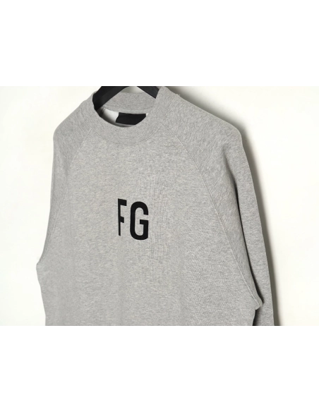Fear of God FG Lettering Crewneck Sweatshirt TSK1,Cheap Replica Reps Fear of God