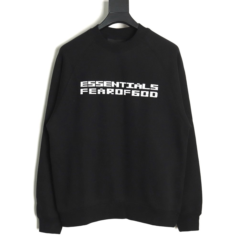 Fear of God doublebreasted lettering crewneck sweatshirt,Cheap Replica Reps Fear of God
