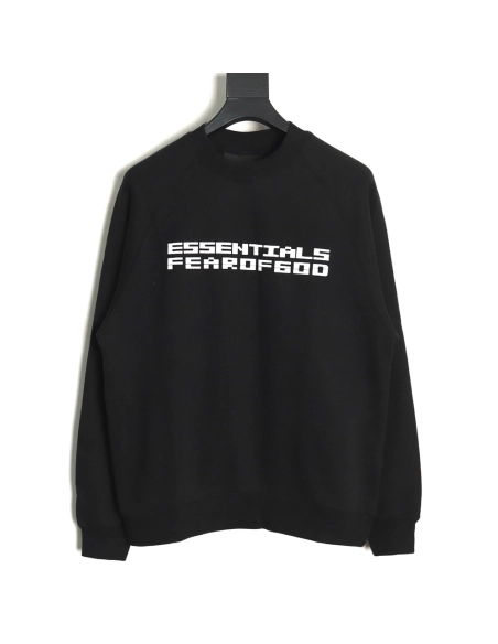 Fear of God doublebreasted lettering crewneck sweatshirt,Cheap Replica Reps Fear of God
