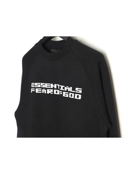 Fear of God doublebreasted lettering crewneck sweatshirt,Cheap Replica Reps Fear of God