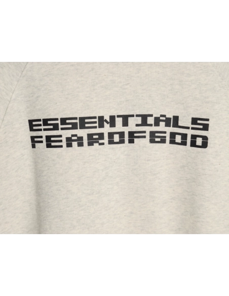 Fear of God Double Breasted Lettering Crew Neck Sweatshirt,Cheap Replica Reps Fear of God
