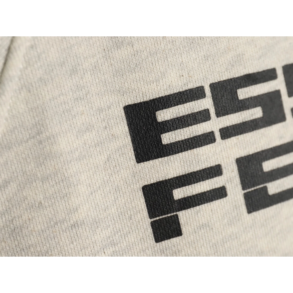 Fear of God Double Breasted Lettering Crew Neck Sweatshirt,Cheap Replica Reps Fear of God