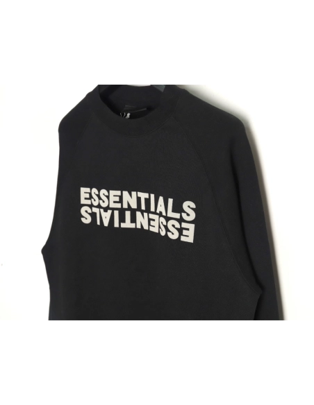 Fear of God Reverse Lettering Crew Neck Sweatshirt TSK1,Cheap Replica Reps Fear of God