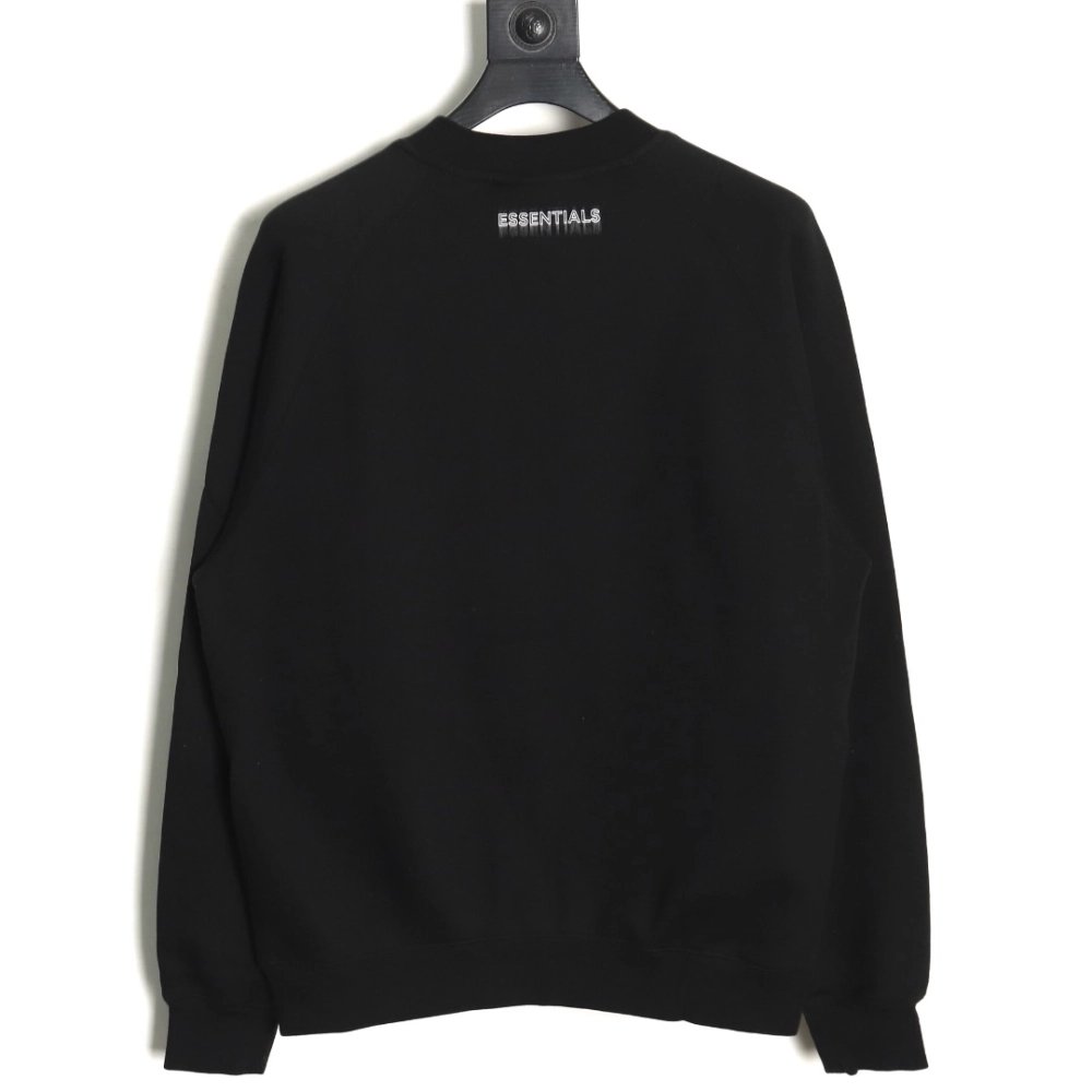 Fear of God Blurred Lettering Crew Neck Sweatshirt TSK1,Cheap Replica Reps Fear of God
