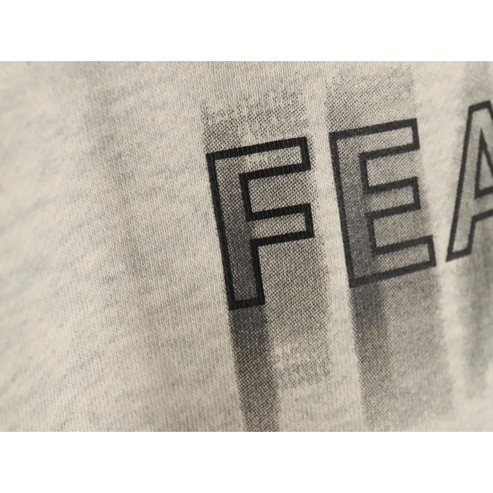 Fear of God Blurred Lettering Crew Neck Sweatshirt,Cheap Replica Reps Fear of God