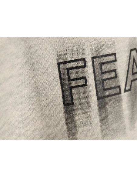 Fear of God Blurred Lettering Crew Neck Sweatshirt,Cheap Replica Reps Fear of God