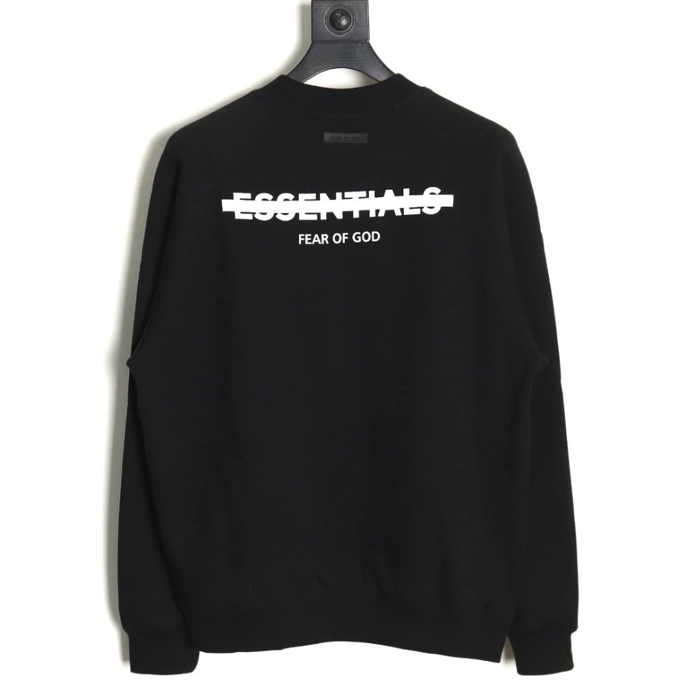 Fear of God Seal Lettering Crew Neck Sweatshirt TSK1,Cheap Replica Reps Fear of God