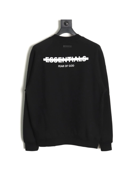 Fear of God Seal Lettering Crew Neck Sweatshirt TSK1,Cheap Replica Reps Fear of God