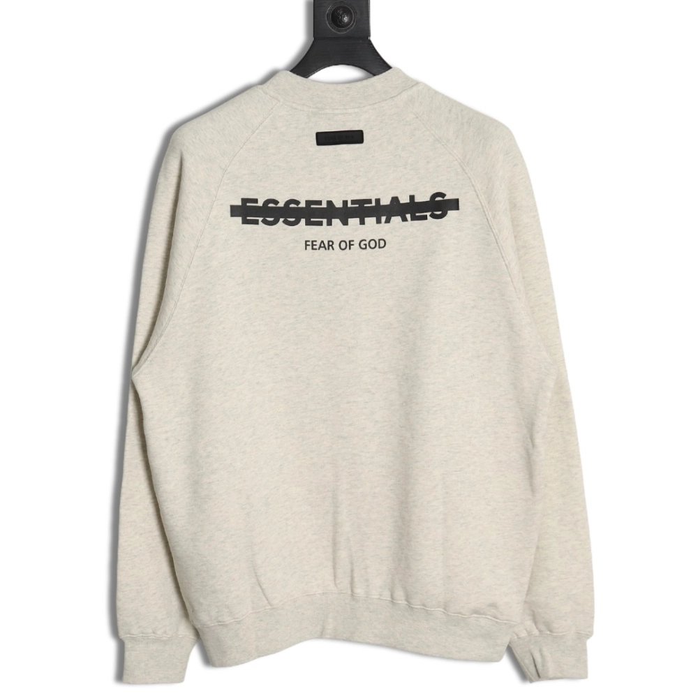 Fear of God Seal Lettering Crew Neck Sweatshirt,Cheap Replica Reps Fear of God