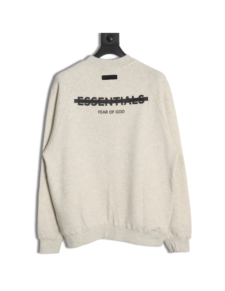 Fear of God Seal Lettering Crew Neck Sweatshirt,Cheap Replica Reps Fear of God