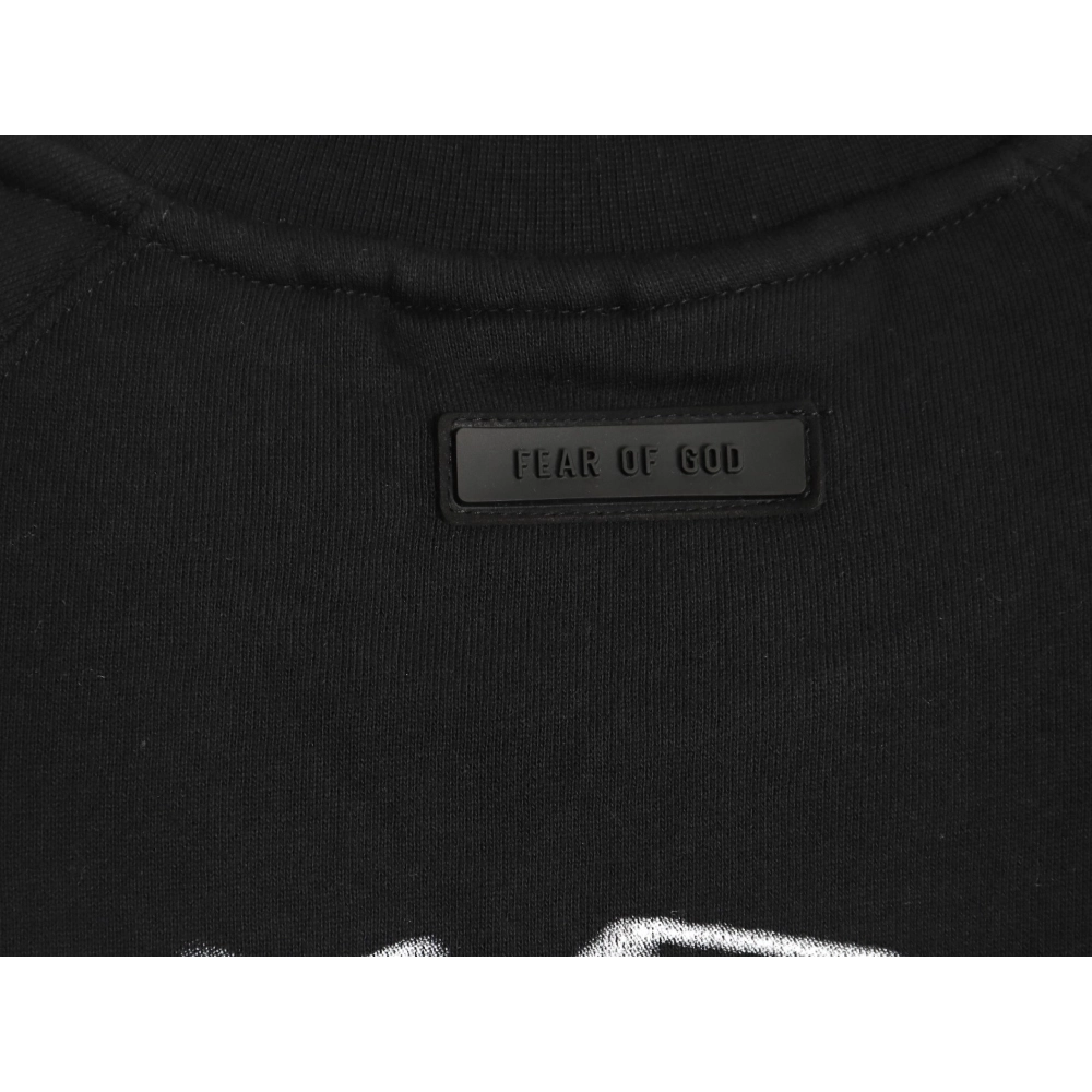 Fear of God Smoke Lettering Crew Neck Sweatshirt TSK1,Cheap Replica Reps Fear of God