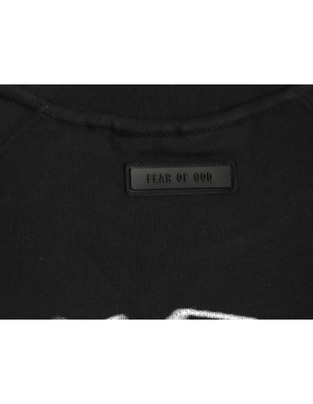 Fear of God Smoke Lettering Crew Neck Sweatshirt TSK1,Cheap Replica Reps Fear of God